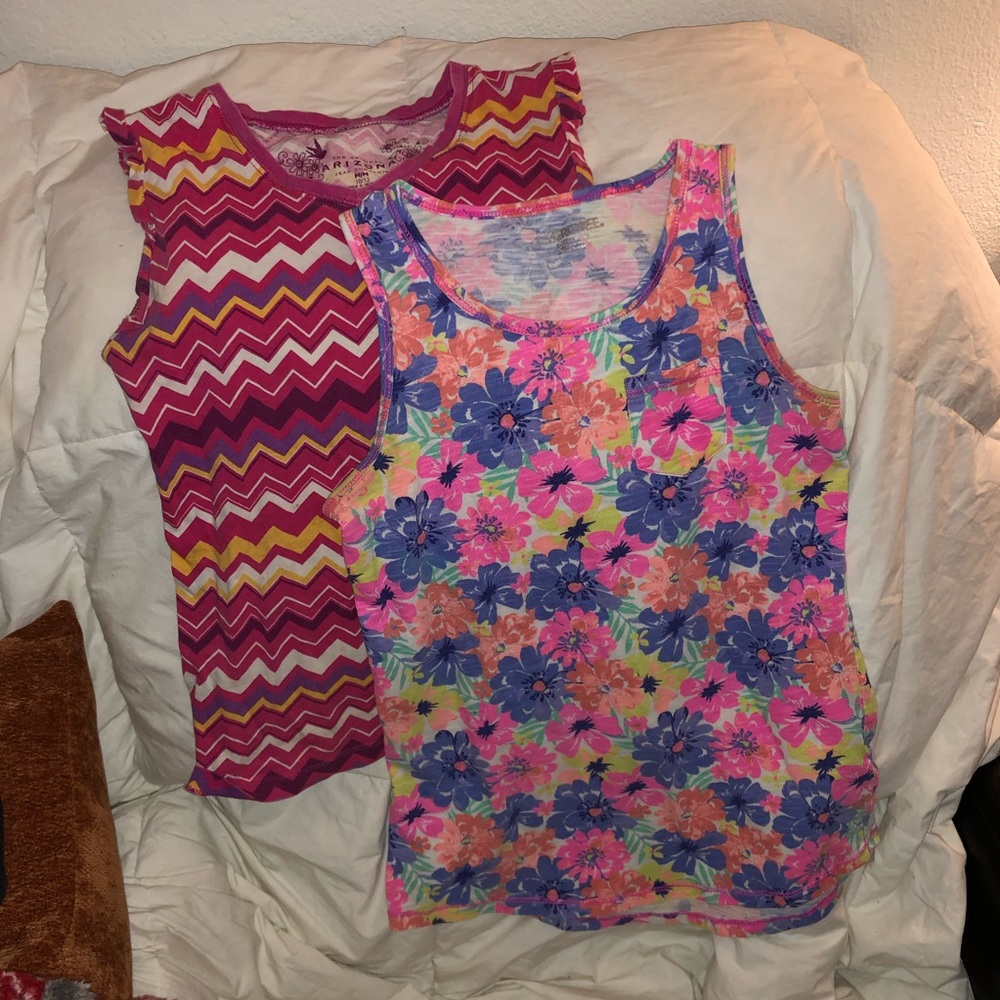 Girls tank top bundle size medium and large